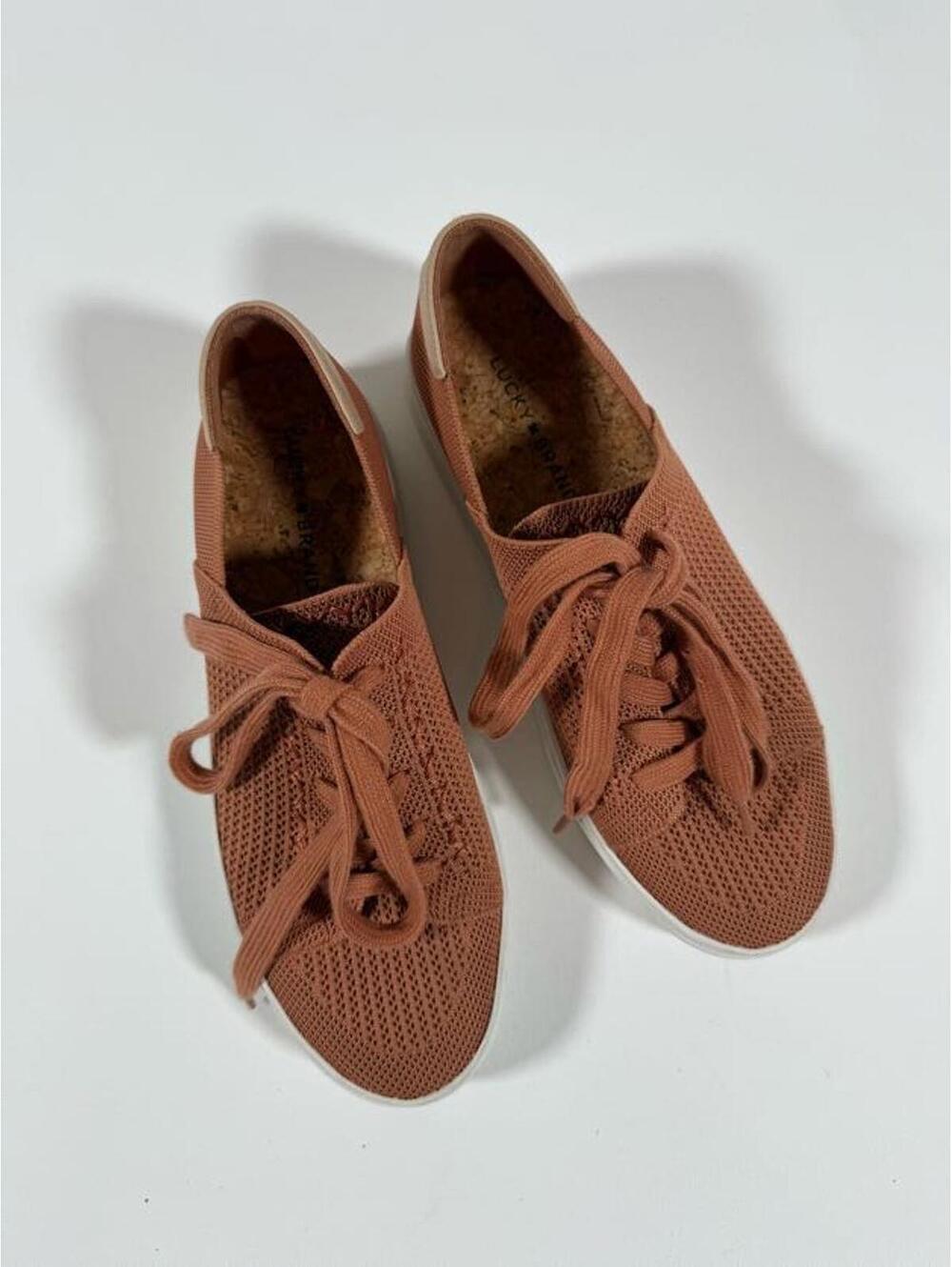 Lucky Brand Women's Talena Knit Lace-Up Sneakers